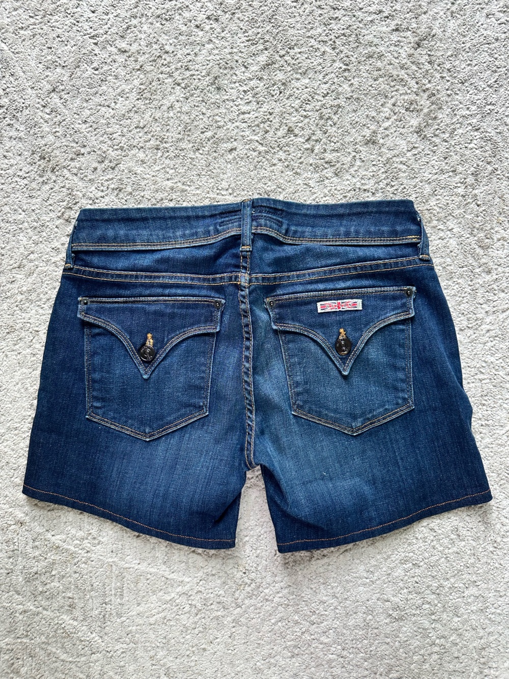 Hudson Jeans Modified Flap Pocket Denim Shorts Made in USA size 29 - Picture 2 of 10